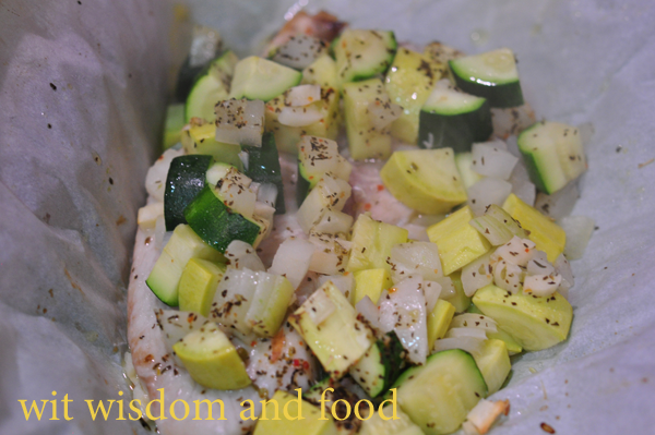wit wisdom and food: Fish en papillote fish3