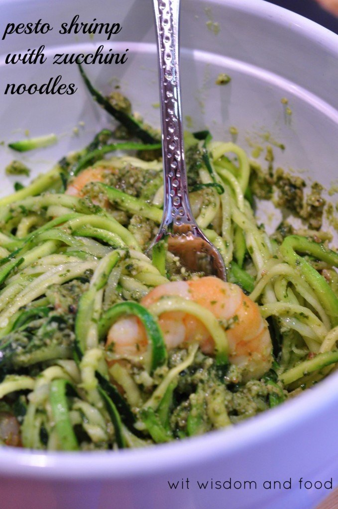 pesto shrimp