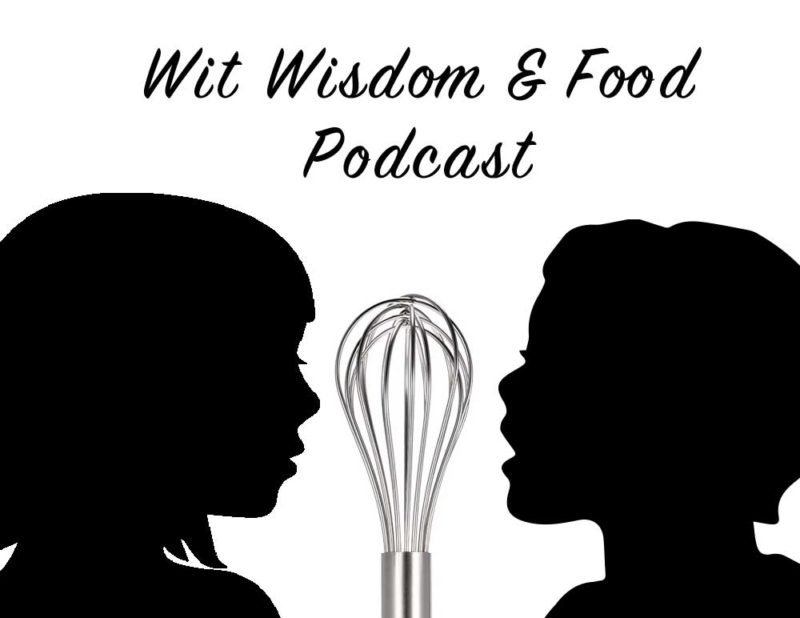 wit wisdom and food podcast logo